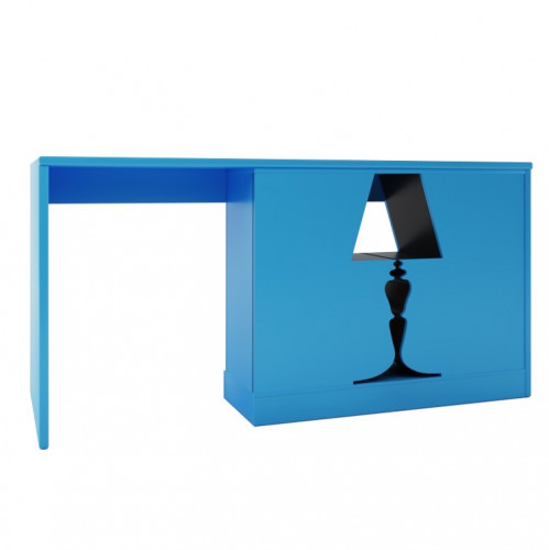 рабочий стол лампа голубой и черный от odingeniy в Кемерово