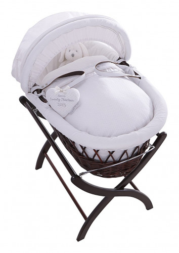 колыбель-переноска premium moses basket темная, белое белье в Кемерово