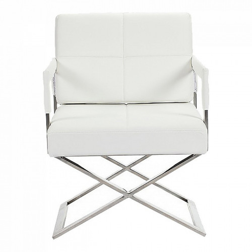 кресло aster x chair экокожа белое в Кемерово