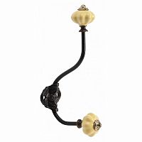настенный декоративный крючок knobs желтый в Кемерово