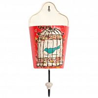 настенный крючок birdie in pocket red в Кемерово