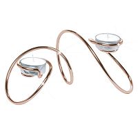 подсвечник медный для чайных свечей t-loop, 19,5 см в Кемерово