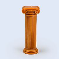 свеча высокая оранжевая hestia column в Кемерово