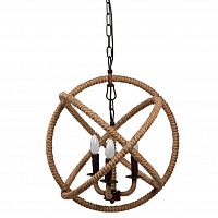 люстра foucault's orb rustic iron бежевая, коричневая в Кемерово