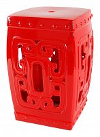 керамический столик-табурет oriental stool red в Кемерово