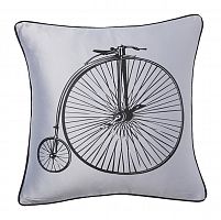 подушка с ретро-велосипедом retro bicycle grey в Кемерово