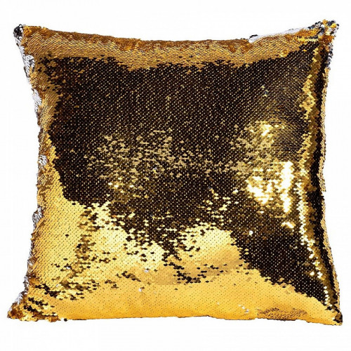 подушка квадратная пайетки золото-серебро в Кемерово