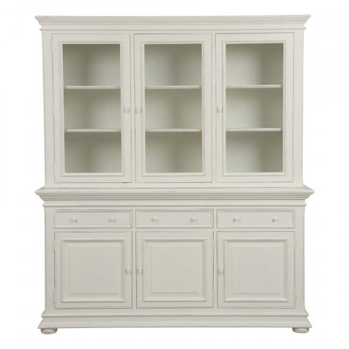 буфет трехдверный нордик с состариванием белый в Кемерово