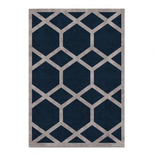 ковер ahston blue 240x340 синий в Кемерово