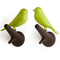 вешалки настенные sparrow 2 шт. коричневые-зеленые в Кемерово