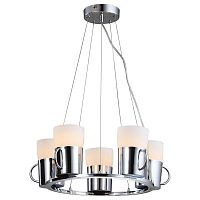 подвесная люстра arte lamp brooklyn a9484sp-5cc хром в Кемерово