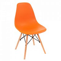 стул деревянный eames pc-015 оранжевый в Кемерово