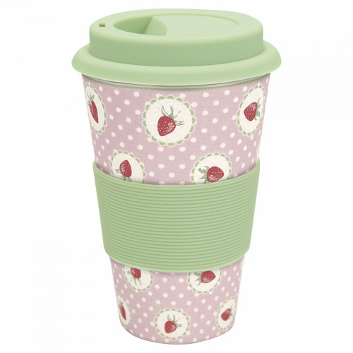 кружка на вынос strawberry pale pink в Кемерово