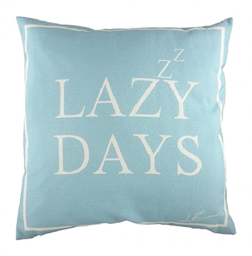 подушка с надписью lazy days в Кемерово