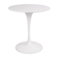 стол eero saarinen style tulip table top mdf d70 глянцевый белый в Кемерово