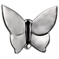 декоративная бабочка butterfly (серебряная) h14 (12*14*5) в Кемерово