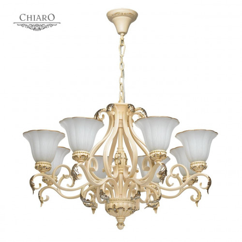 подвесная люстра chiaro версаче 254014108 белая в Кемерово
