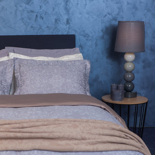 комплект постельного белья decoflux сатин семейный versaille grey в Кемерово