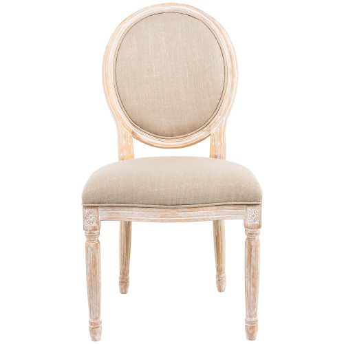 стул «луи / крем-брюле» (лен, белый жемчуг) в Кемерово