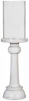 подсвечник белый со стеклом высокий shade, 98 см в Кемерово