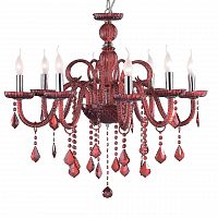 подвесная люстра ideal lux giudecca sp8 rosso в Кемерово