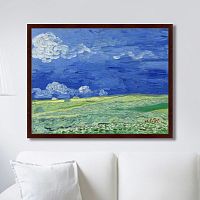 картина: wheatfields under thunderclouds, 1890г. в Кемерово