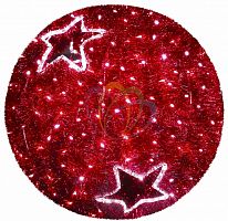 фигура led шар 120 см, красный в Кемерово