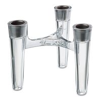 канделябр прозрачный на 3 свечи hommage, 11,2 см в Кемерово