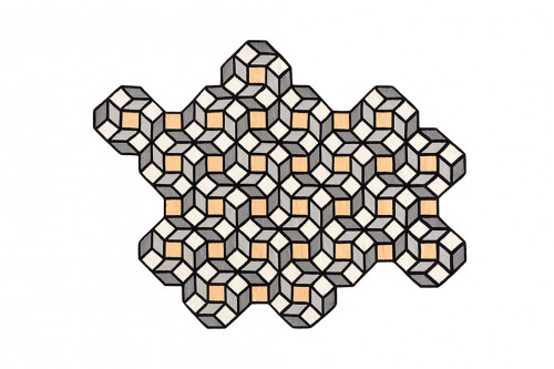 ковер parquet rhomb yellow 314x195 от gan в Кемерово