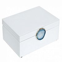 шкатулка для украшений белая 28x10x20 см в Кемерово