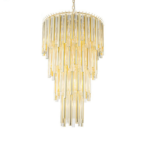 люстра gigi 13 gold от delight collection прозрачная/золото в Кемерово