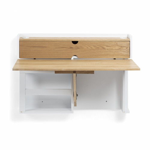 настенный письменный стол cathly 100x74 натуральный шпон в Кемерово