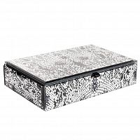 шкатулка для украшений кобра серая 23x15x5 см в Кемерово