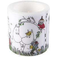 свеча большая moomin счастливое семейство, 8 см в Кемерово