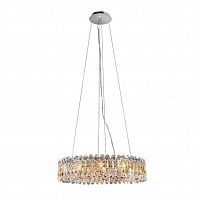 подвесная люстра crystal lux lirica sp10 d610 chrome в Кемерово