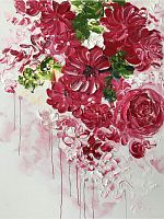 картина маслом дивные цветы 90*120 см. в Кемерово