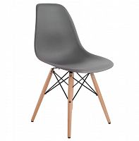 стул деревянный pc-015 серый (eames style) в Кемерово