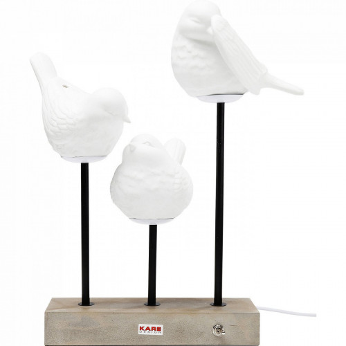 лампа настольная birds белая в Кемерово