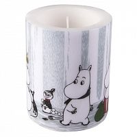 свеча большая moomin зимнее путешествие, 8 см в Кемерово