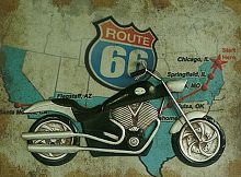 декоративное настенное панно motorcycle story в Кемерово