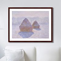 картина: haystacks (effect of snow and sun), 1891г. в Кемерово