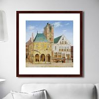 картина: the old town hall of amsterdam, 1657г. в Кемерово