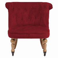 кресло amelie french country chair красное в Кемерово