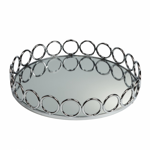 зеркальный поднос debra круглый в Кемерово