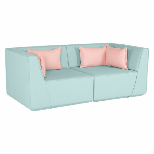 диван cubit sofa прямой голубой в Кемерово