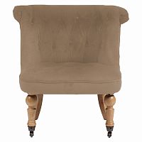 кресло amelie french country chair светло-коричневое в Кемерово