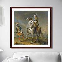 картина: empress elizaveta petrovna on horseback, 1745г. в Кемерово