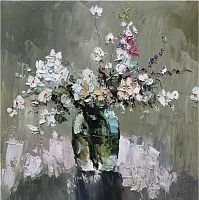 картина маслом красивые цветы fiori в Кемерово