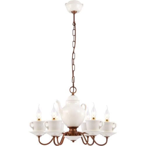 подвесная люстра arte lamp servizio a6483lm-6wh в Кемерово
