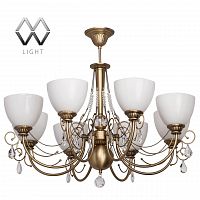 подвесная люстра mw-light фелиция 347016608 белая в Кемерово